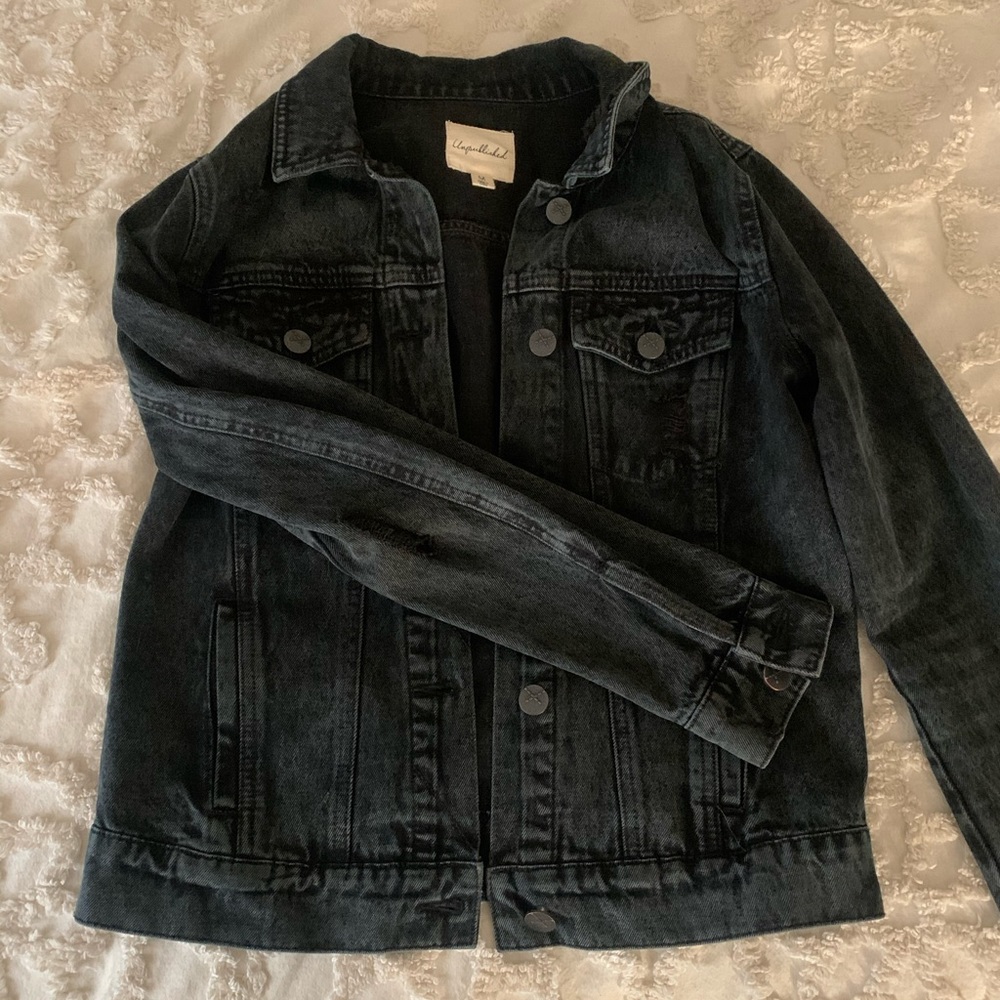 Black Denim Jacket | Medium | Unpublished